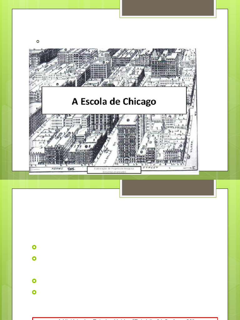 Sociologia Urbana: Escola de Chicago e Crítica | PDF | Sociologia | Science