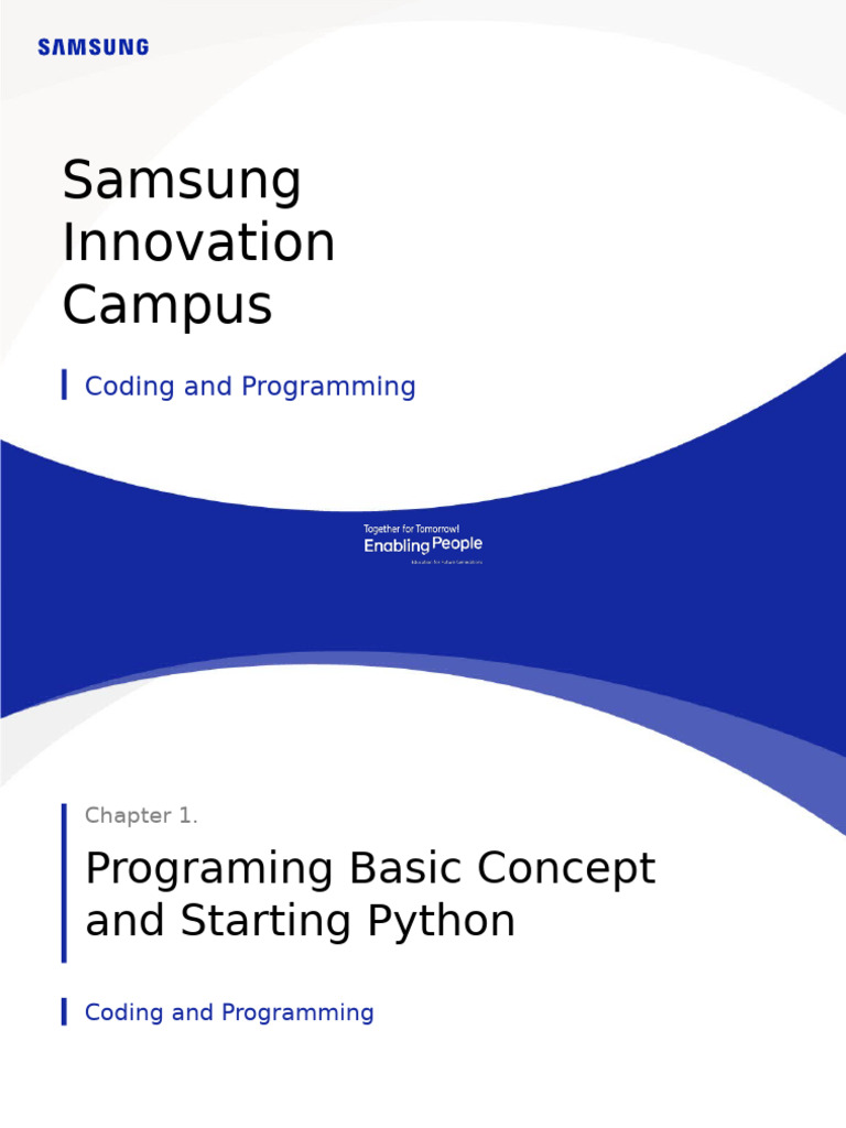 Introduction to Python Programming | PDF | Python (Programming Language ...