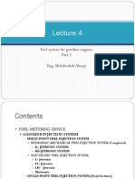 Lecture on Multi-Point Electronic Fuel Injection Systems