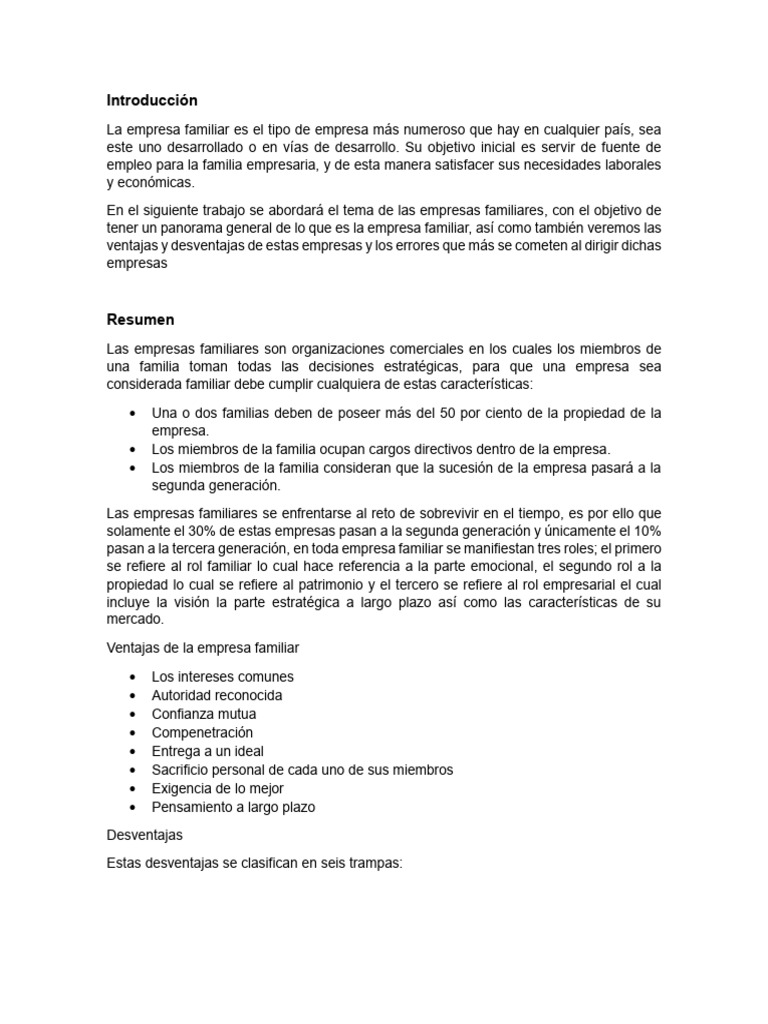 Empresas Familiares | PDF | Business | Gobierno