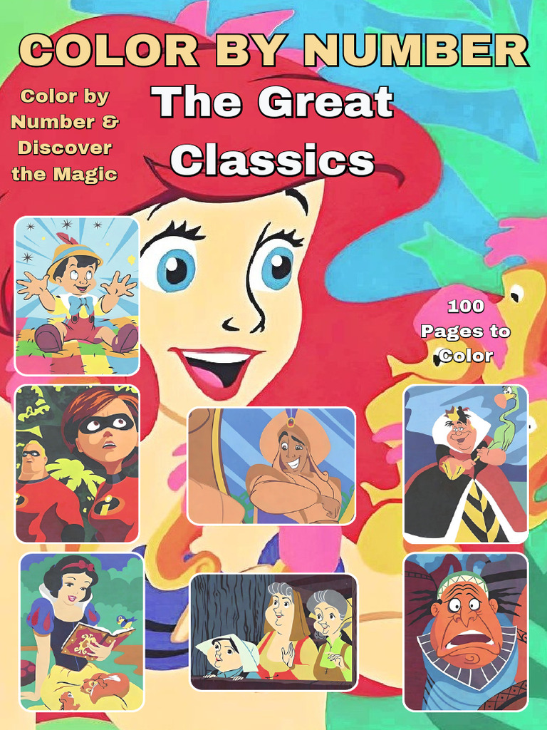 Color by Number: 100 Classic Pages | PDF