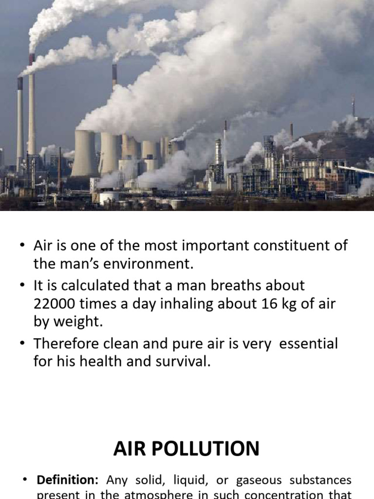Understanding Air Pollution Sources | PDF | N Ox | Air Pollution