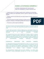 Beneficios de la gimnasia cerebral en niños, jóvenes y adultos