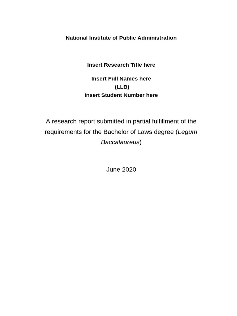 Legal Research Proposal Guidelines | PDF | Methodology | Hypothesis