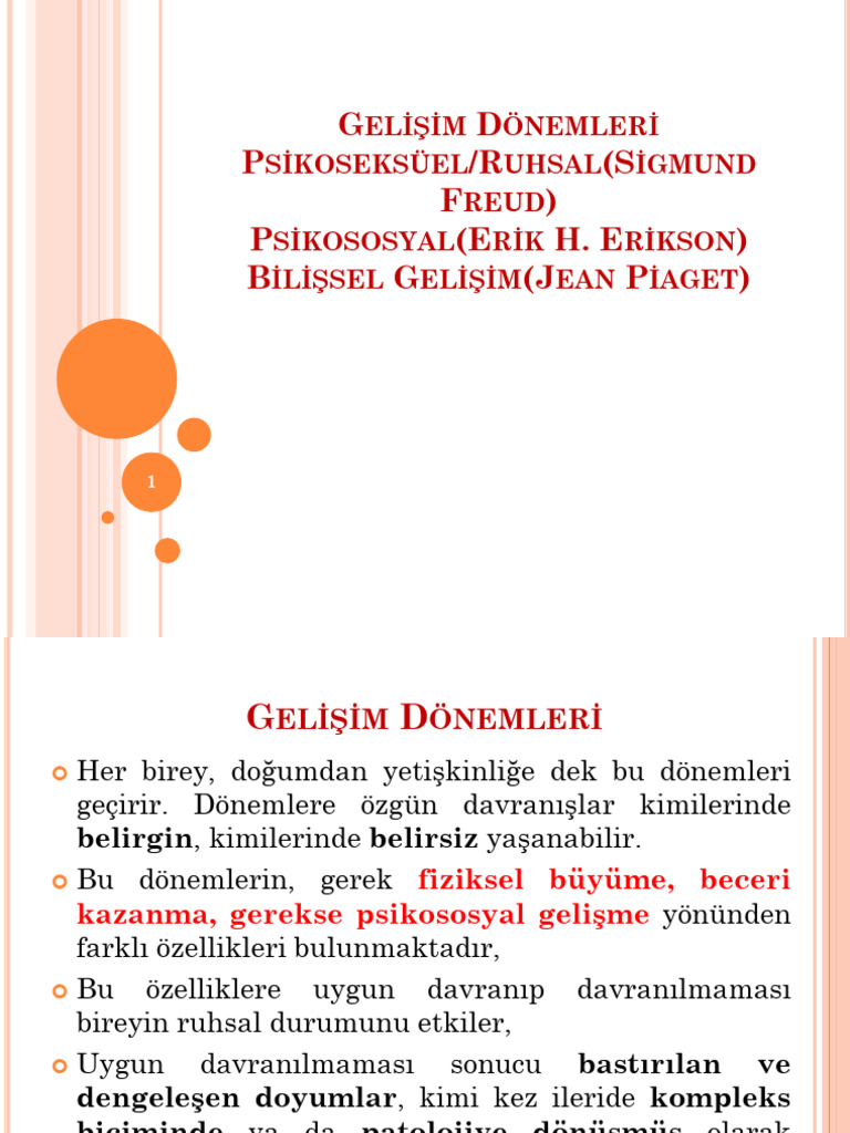 12 - Gelişim Dönemleri | PDF