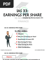 Ind AS 33: Earnings Per Share Guide | PDF | Earnings Per Share | Dividend