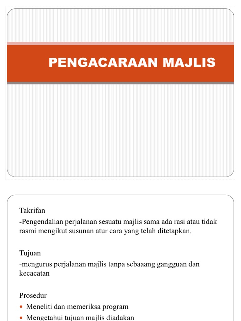 Pengacaraan Majlis Pdf