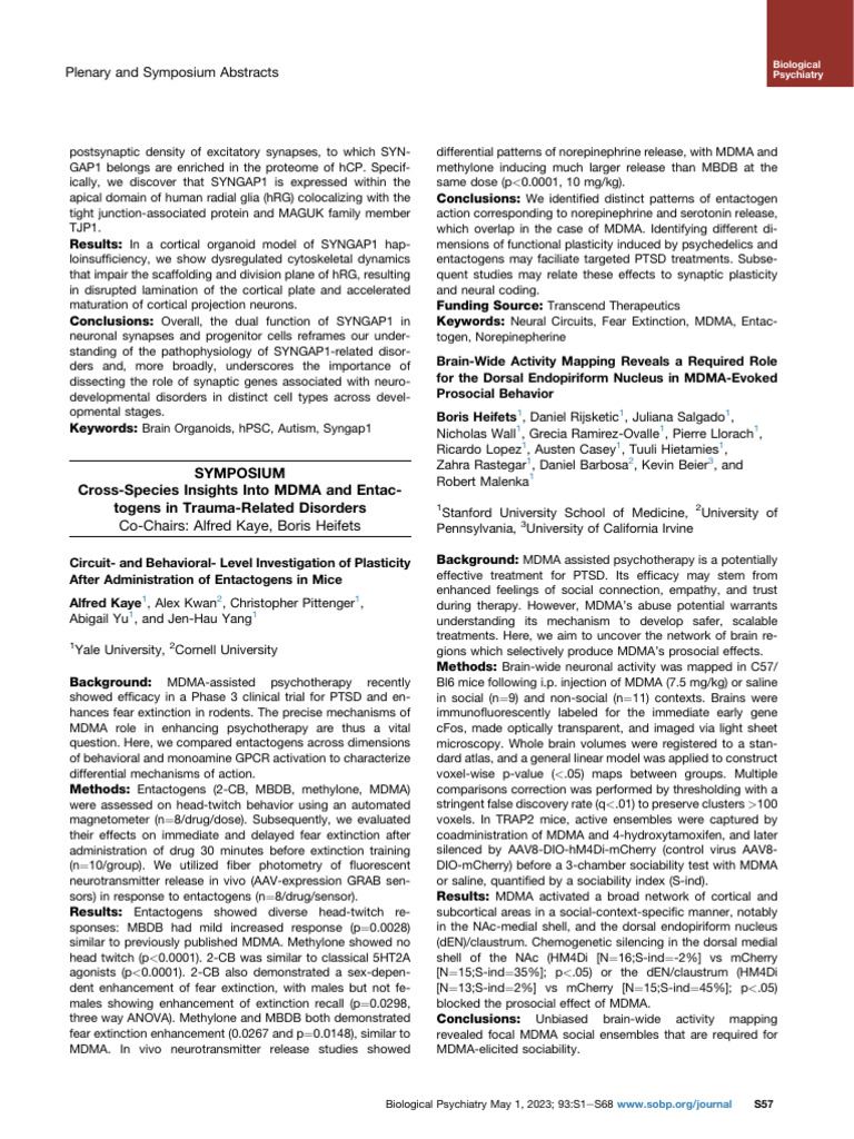 Circuit - and Behavioral - Level Investigation of Plasticity After ...
