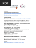 McMaster University Academic Calendar 2025-26 | PDF