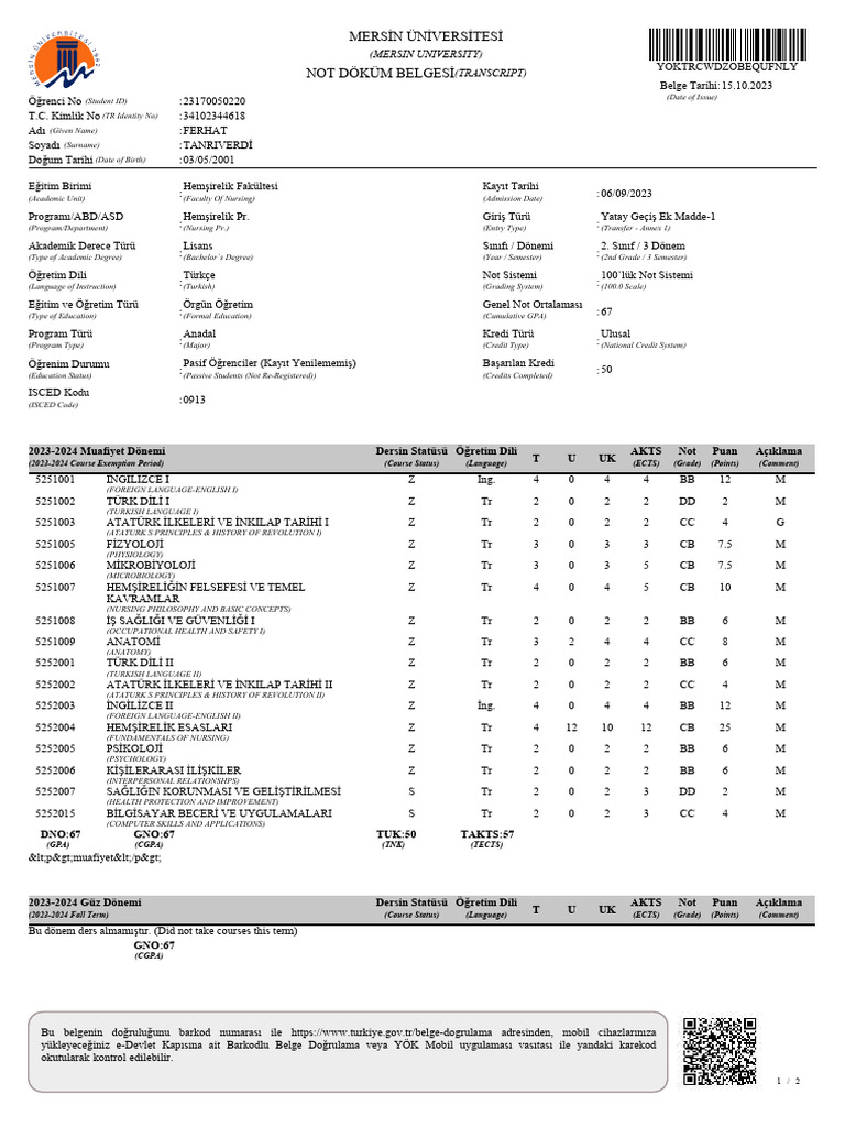 Transkript | PDF