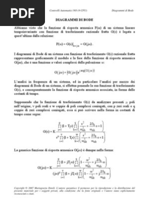 Diagrammi Di Bode