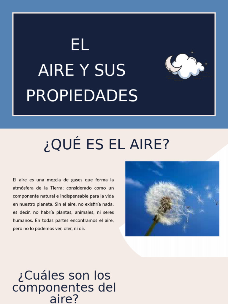 El Aire y Sus Propiedades | PDF