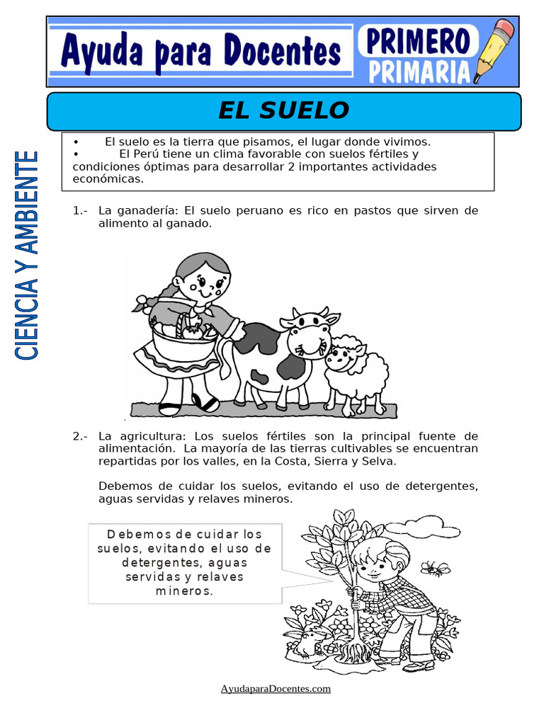 El Suelo para Primero de Primaria | PDF | Hogar, jardinería y bricolaje ...
