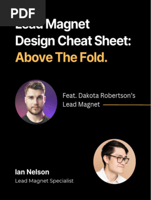 Lead Magnet Design Cheat Sheet Above the Fold 1725066898