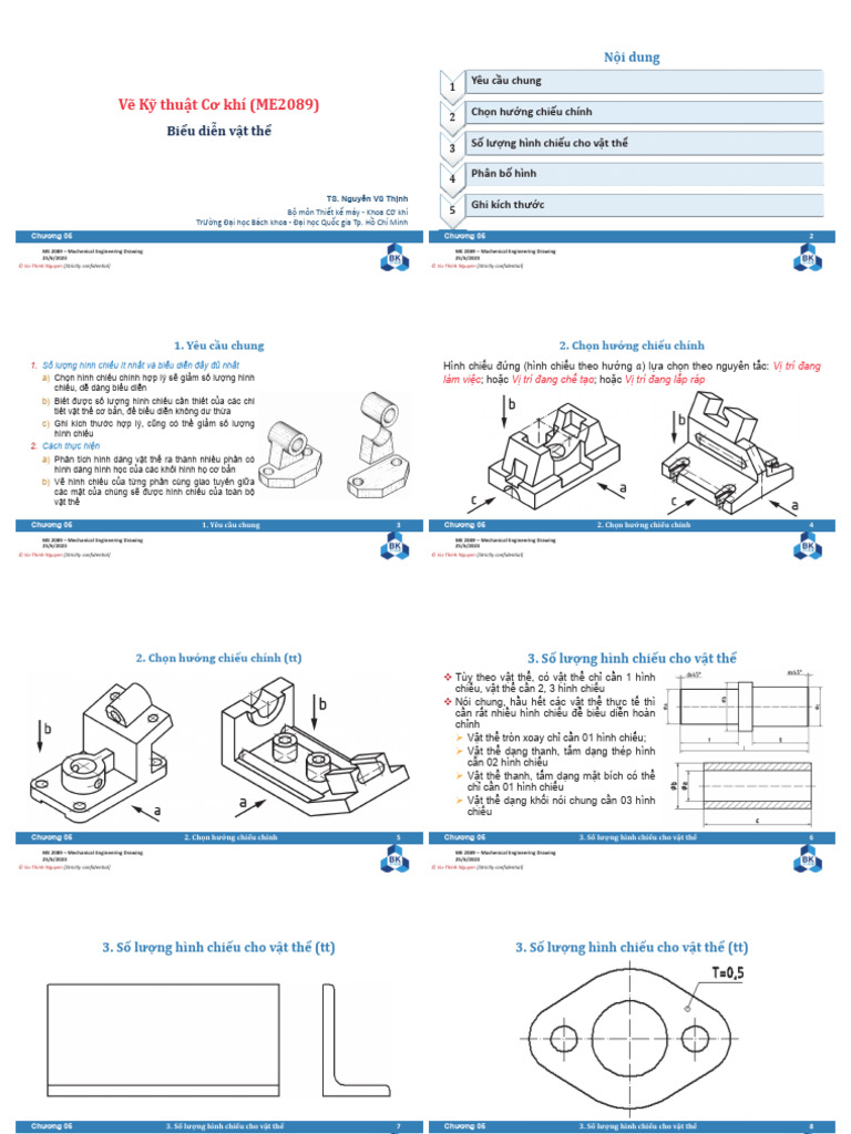 Mechanical Engineering Drawing Guide | PDF
