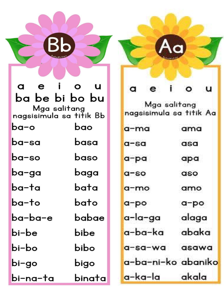 Silaba A - B | PDF