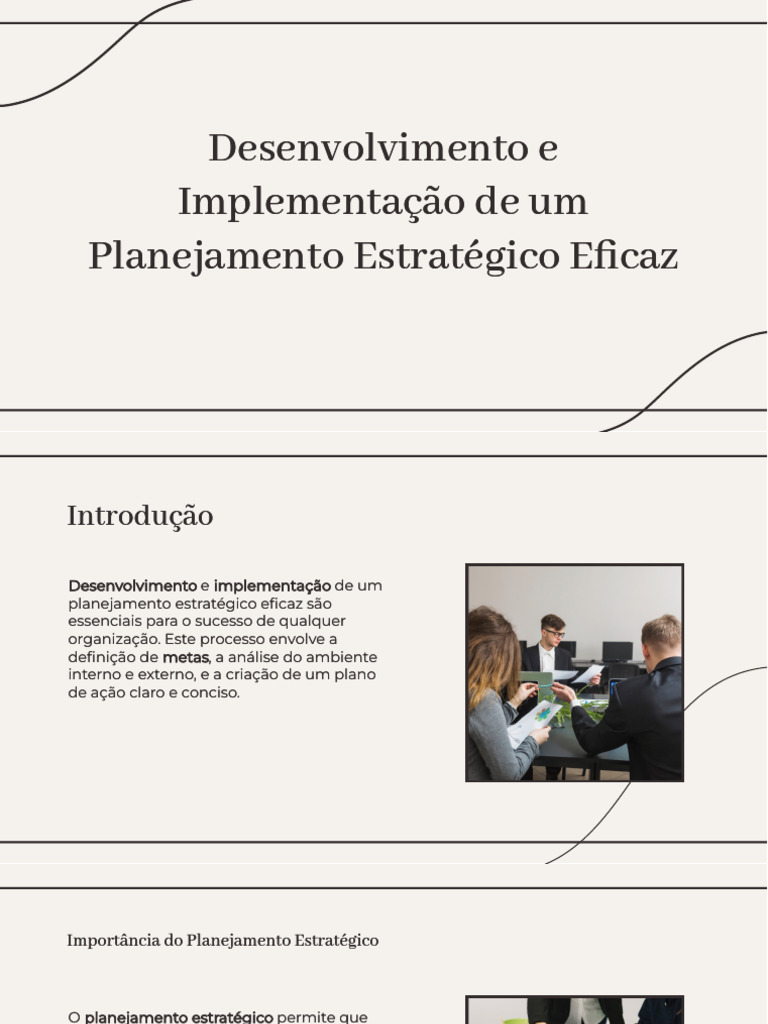 Planejamento Estratégico Eficaz: Guia Completo | PDF | Planejamento ...