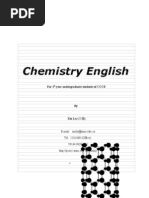 Chemistry English