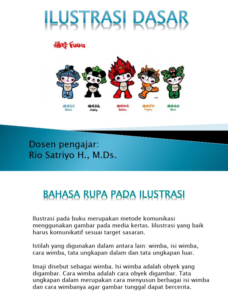 Bahasa Rupa dalam Ilustrasi Anak | PDF