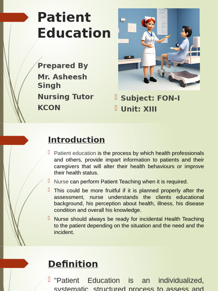 Effective Patient Education Strategies | PDF | Learning | Nursing