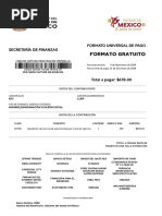 Formato Universal de Pago BBVA | PDF | Bancos | Finanzas personales