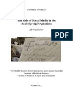 The Role of Social Media in The Arab Spring