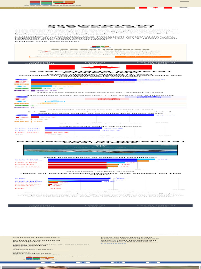 338canada Canada Poll Analysis & Electoral Projections | PDF ...