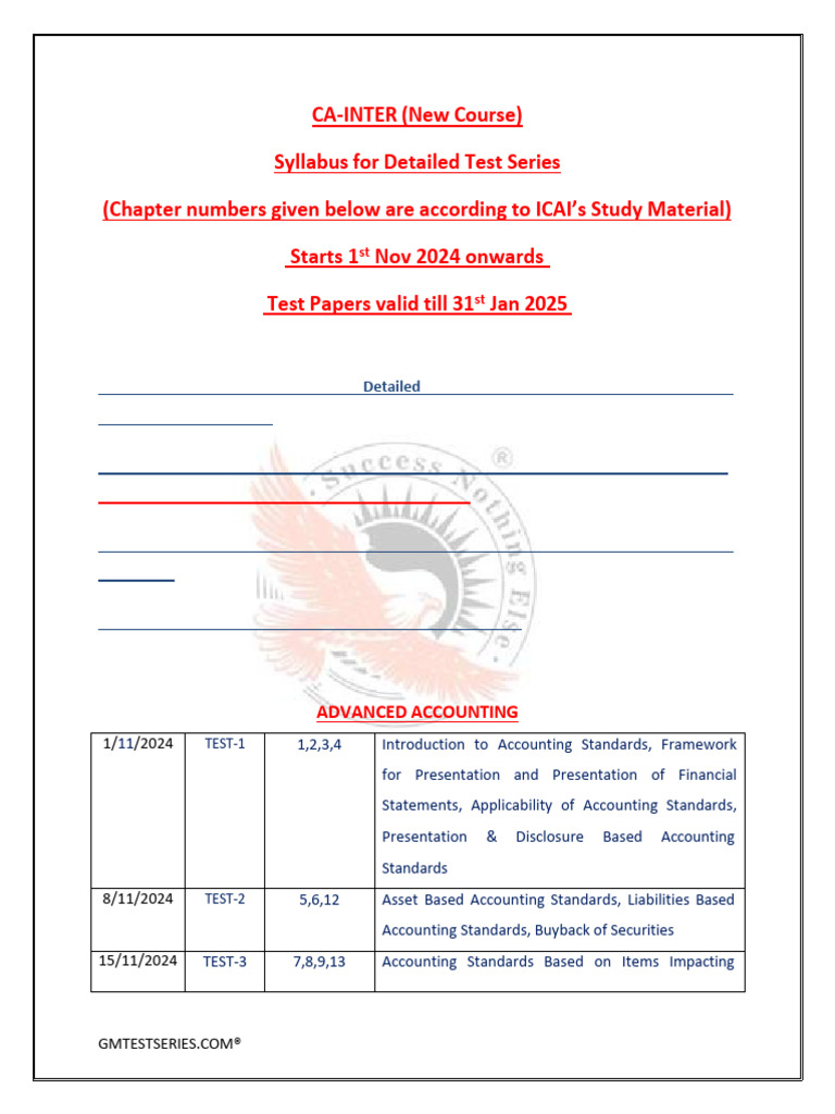 CA Inter-GM | PDF | Taxes | Audit