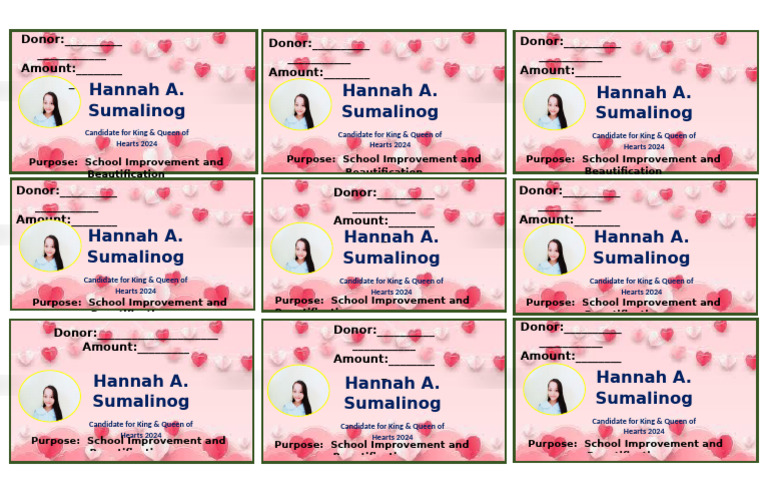 Hannah A. Sumalinog: King & Queen 2024 | PDF