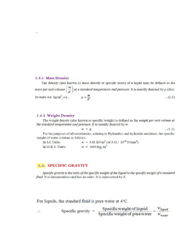 Fluid Mechanics Question Bank | PDF | Pressure Measurement | Pressure