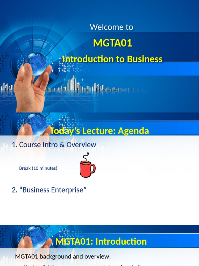 01 - Chapter 1 - What Is Business - Sep 2024 | PDF | Marxism | Economies