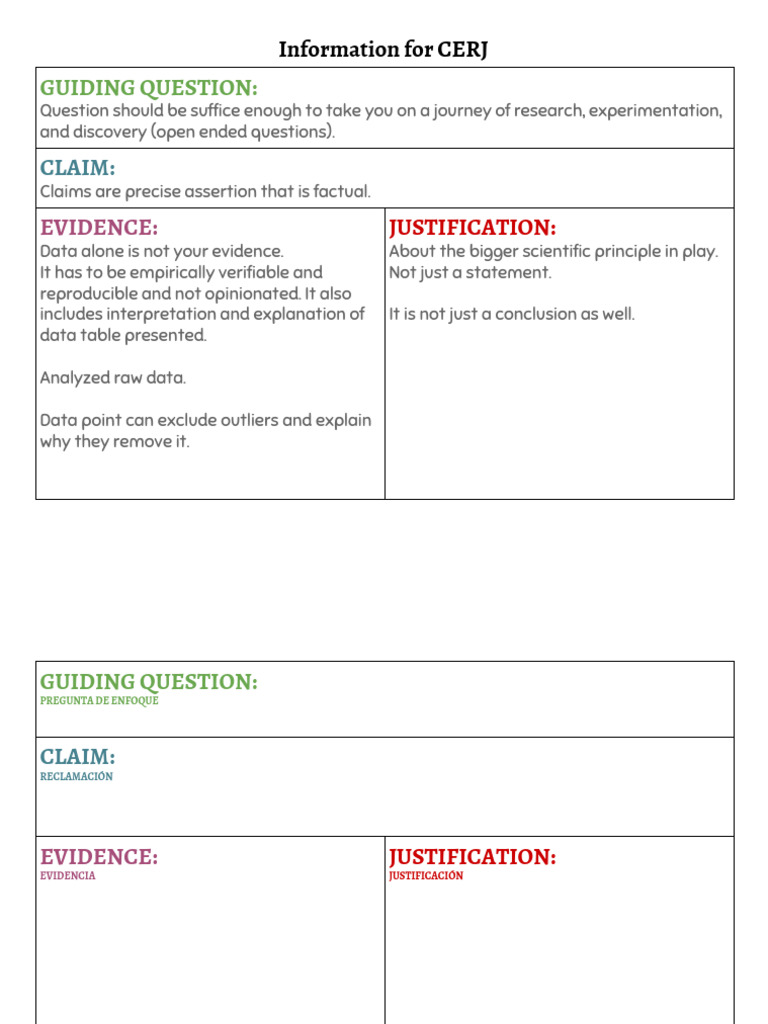 Guiding Question:: Claim | PDF | Density | Mass