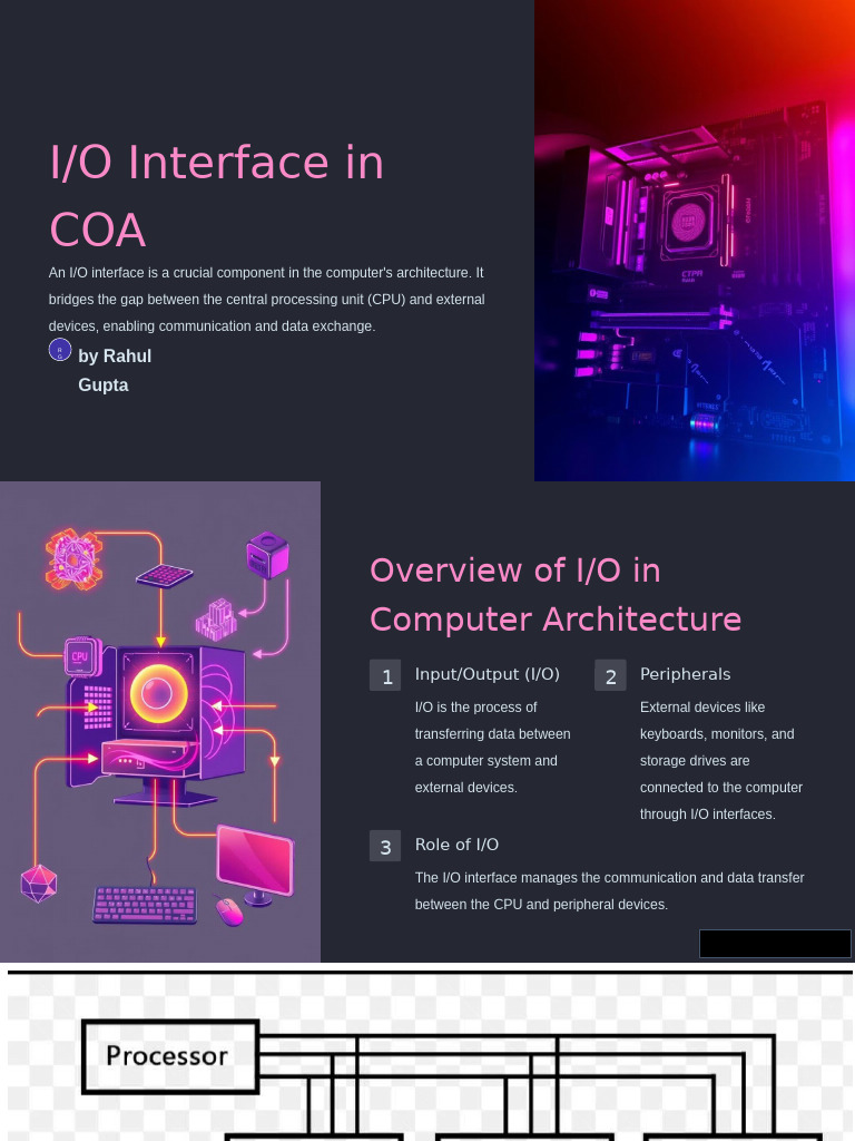 I/O Interfaces in Computer Architecture | PDF | Input/Output | Central ...