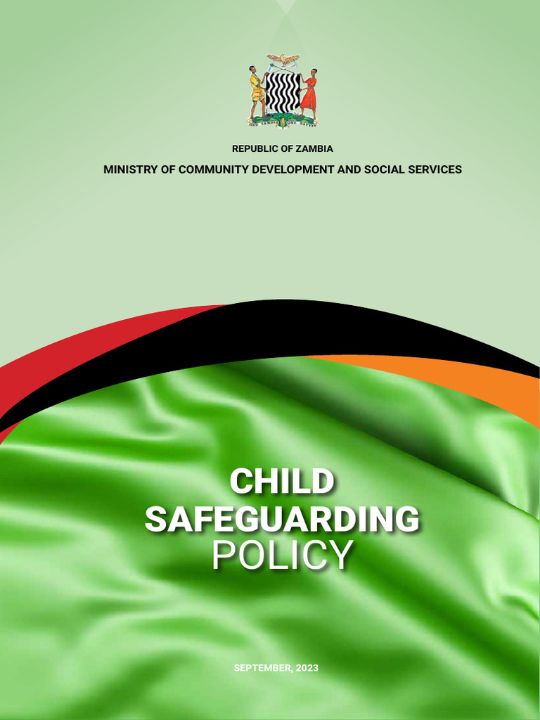 Zambia Child Safeguarding Policy 2023 | PDF | Child Abuse | Child ...