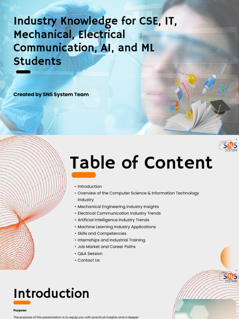 Industry Knowledge For CSE, IT, Mechanical, Electrical Communication ...
