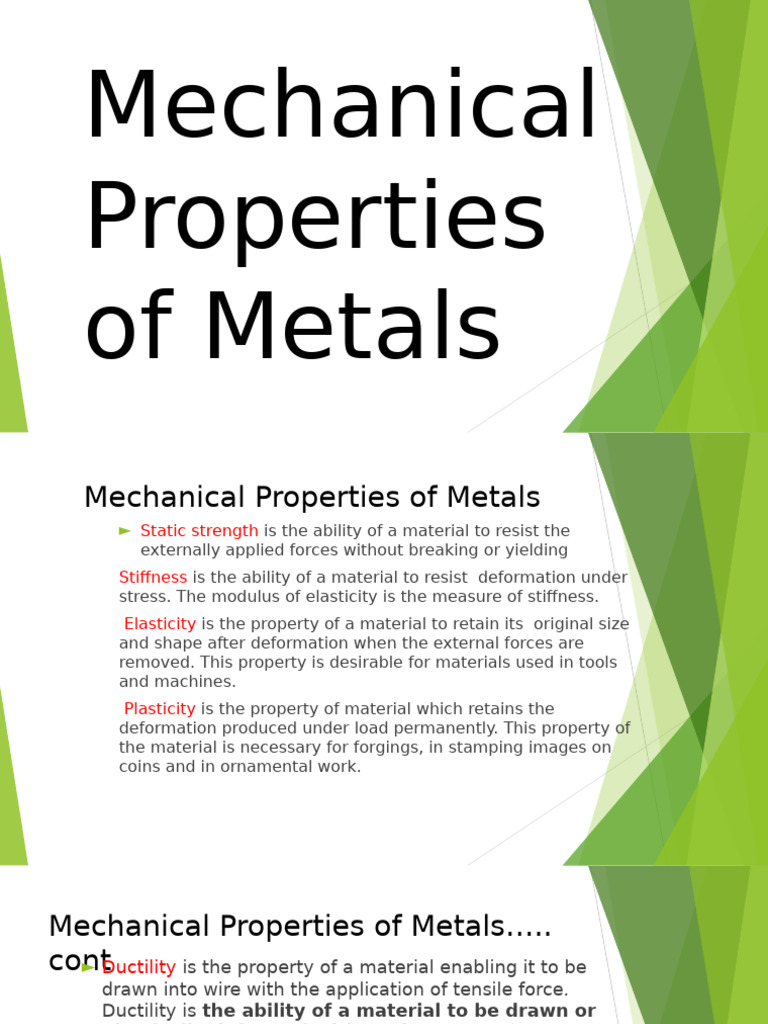 Mechanical Properties & Fracture Mechanics | PDF | Fracture | Ductility