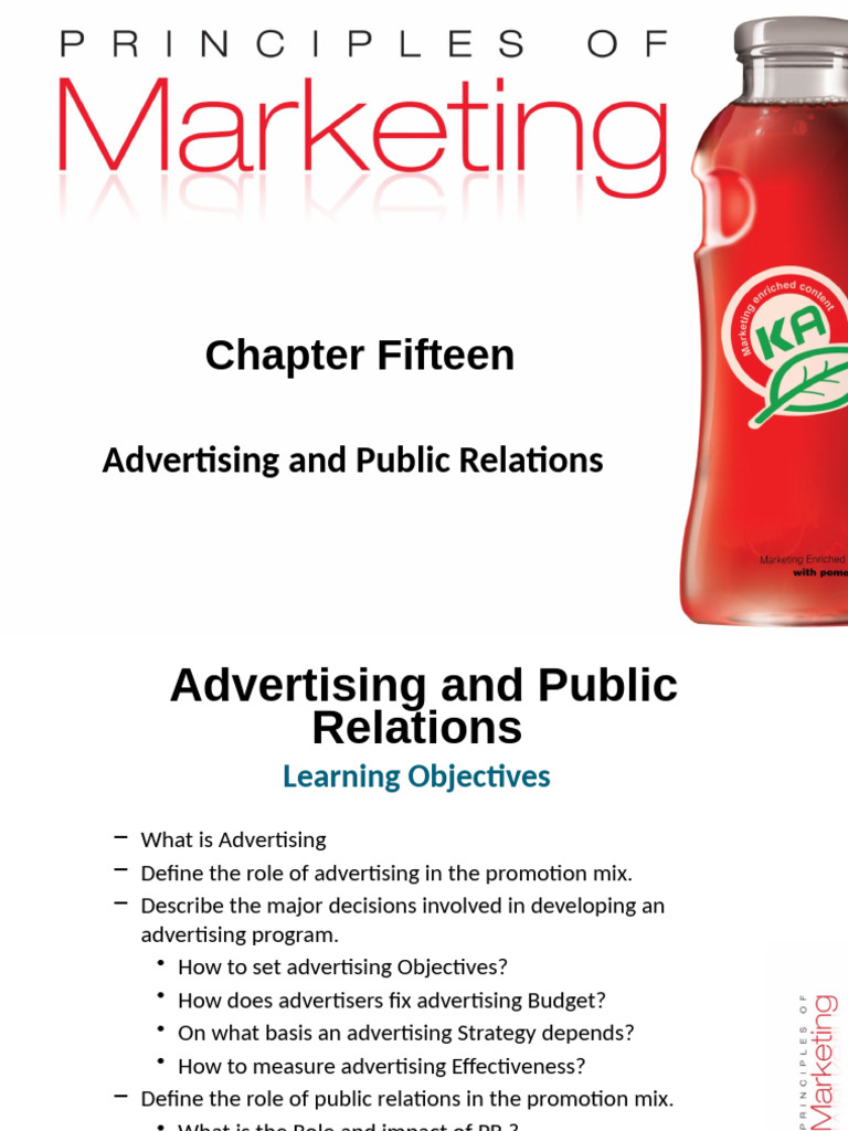 CH 15 Advertising and Public Relations Final | PDF | Advertising ...