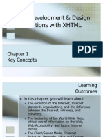 Web Dev & Design Foundations with XHTML Chapter 1