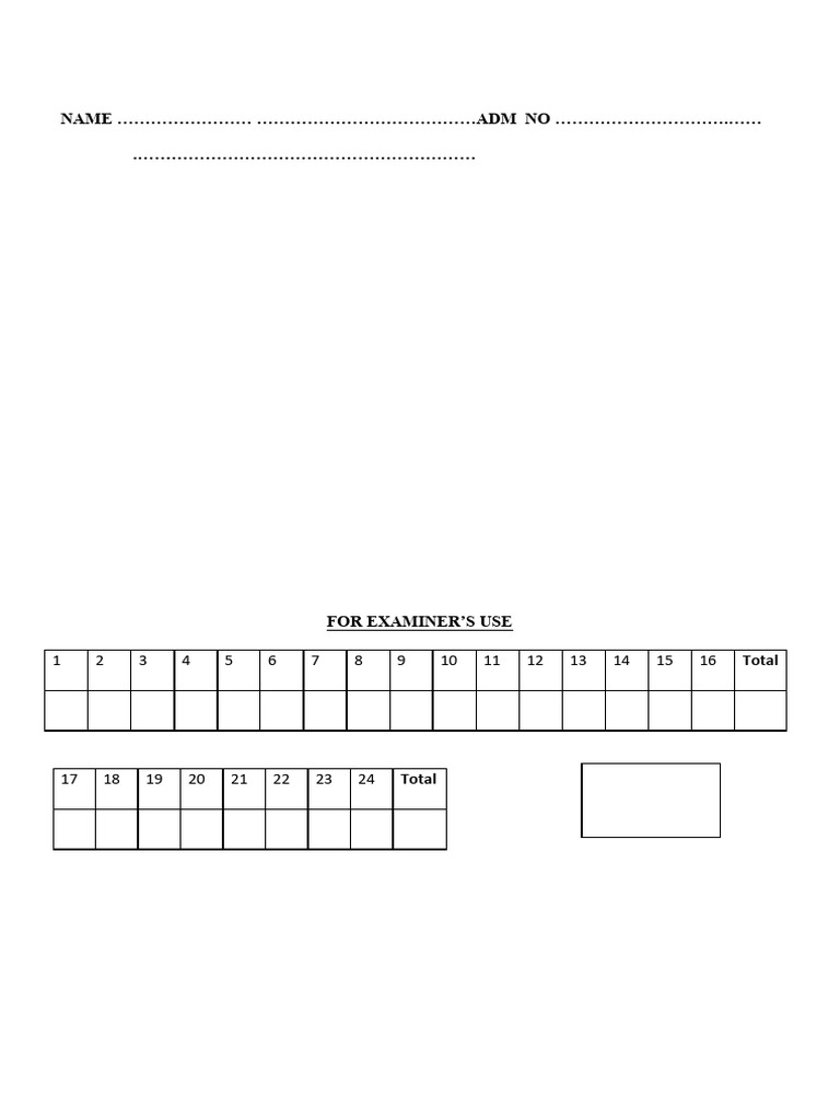 Form 3 Mathematics Pp2 Assignment | PDF | Area | Triangle