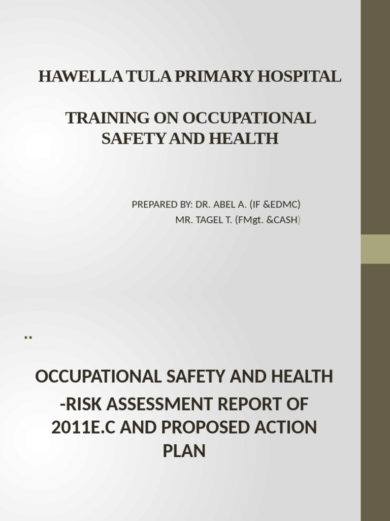 Risk Assessment Report | PDF | Risk | Public Health