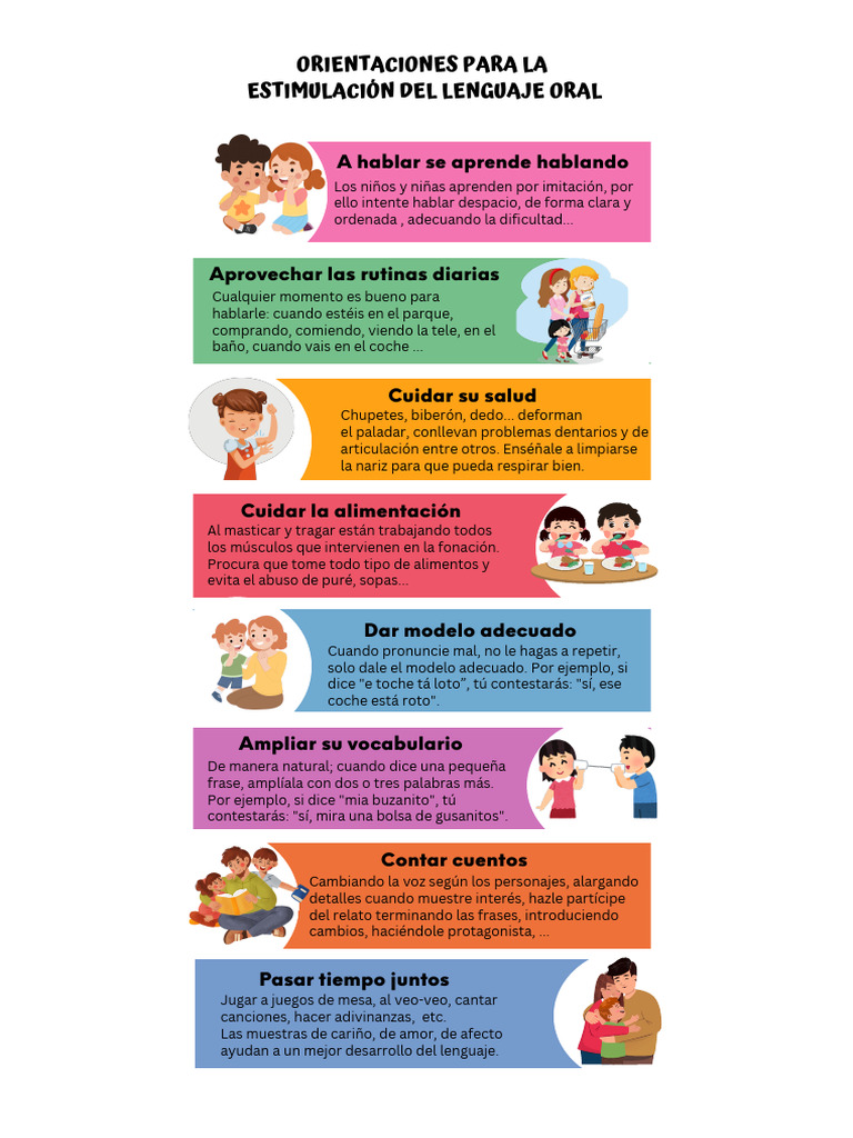 Estimulación del Lenguaje Oral en Niños | PDF
