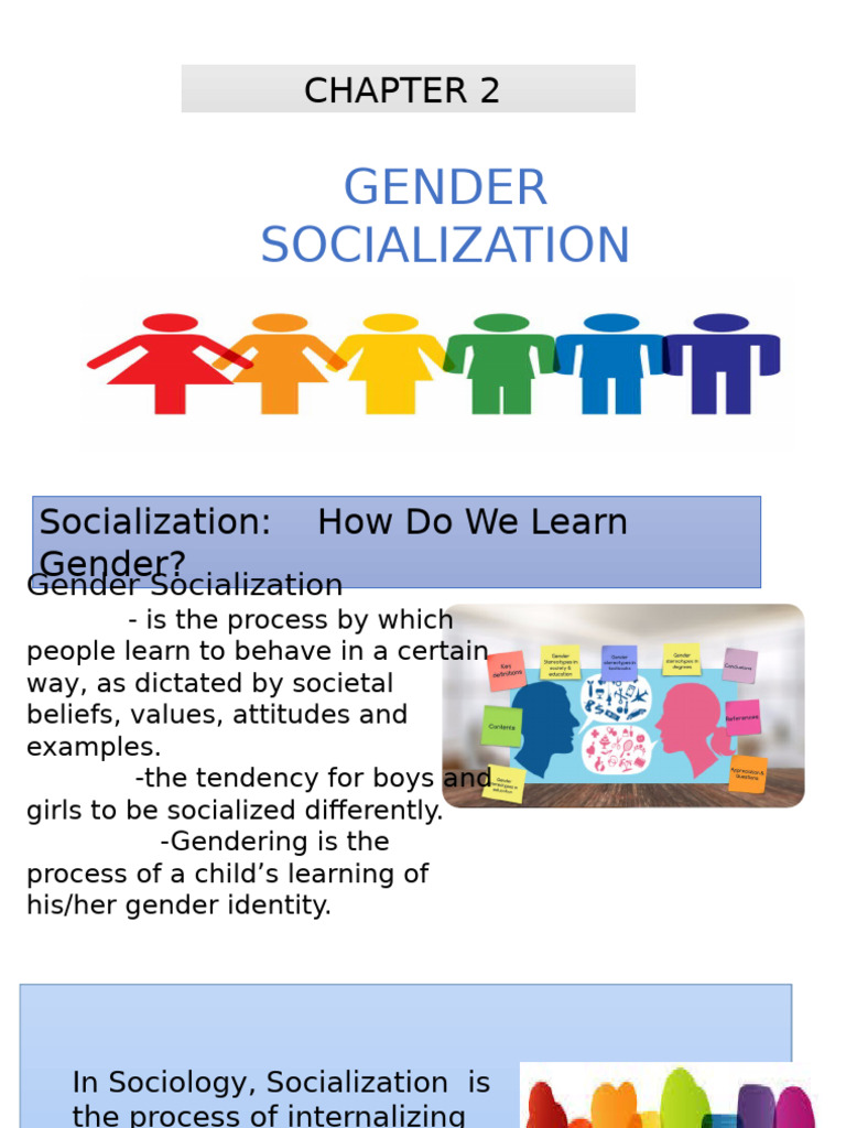 Gender Socialization in Society | PDF | Socialization | Sociology