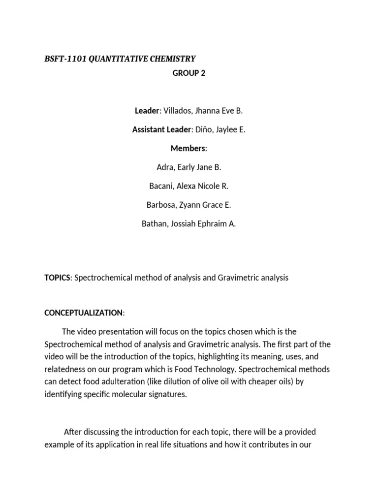 BSFT in Food Safety Analysis | PDF | Self-Improvement | Wellness