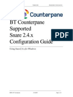 BT Counterpane Supported Snare 2.4.x Configuration Guide