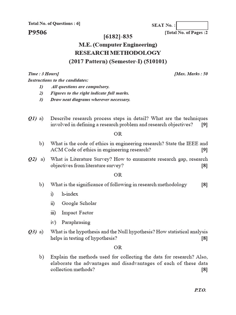 Research Methodology Pdf Methodology Mathematical Optimization