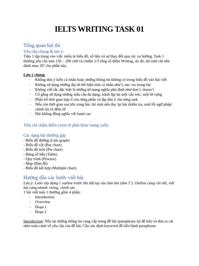 [EDITED] IELTS WRITING TASK 01 | PDF