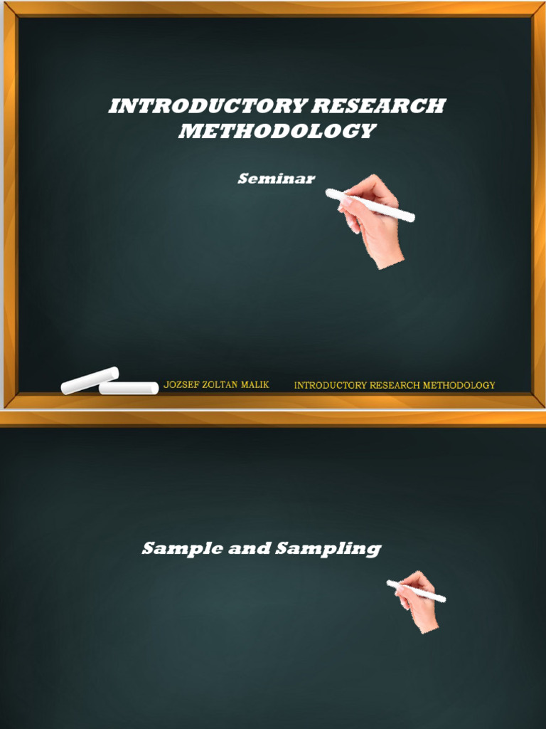 Seminar 06 | PDF | Sampling (Statistics) | Survey Methodology