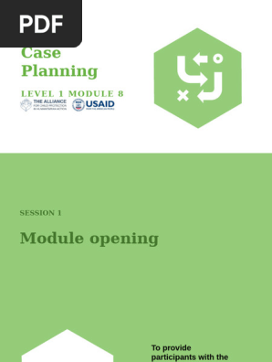 L1 M8 Case Planning