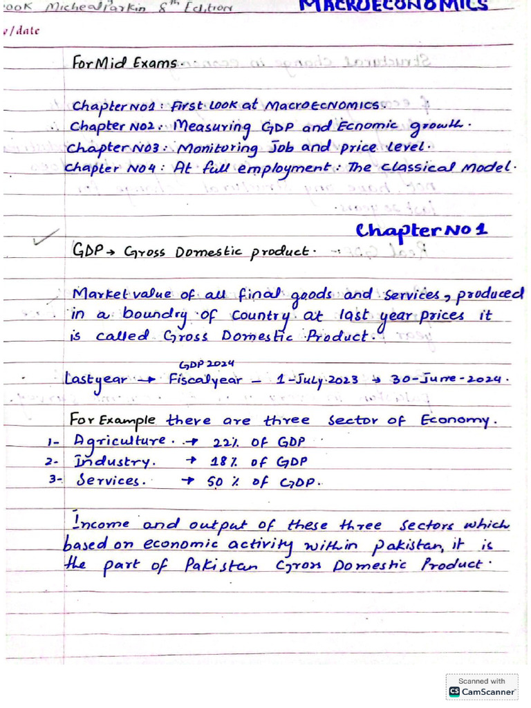 Macro Economics Notes | PDF