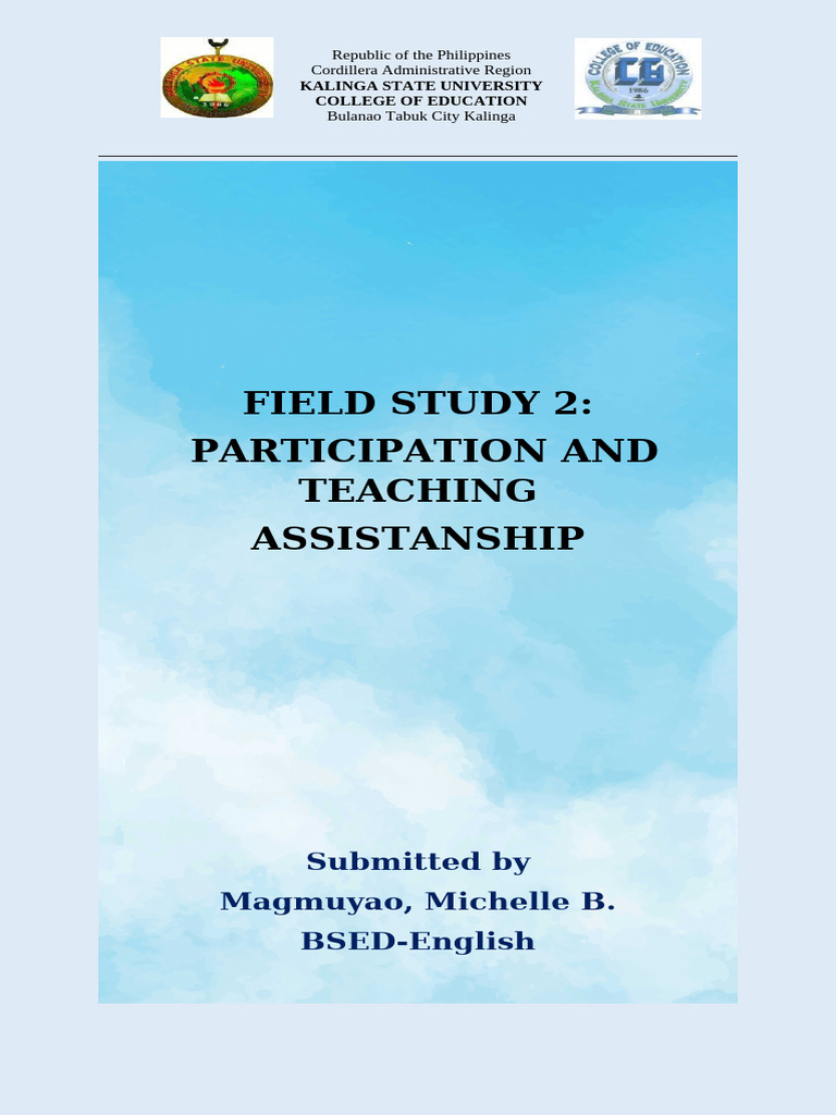 Kalinga State University Field Study 2 | PDF